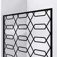 thumbnail image 3 of DreamLine Linea Maze 34 in. W x 72 in. H Single Panel Frameless Shower Door, Open Entry Design in Satin Black, 3 of 8