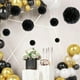 thumbnail image 5 of Cateissary 1 Uds. Conjunto de papel negro de 7,8 pulgadas para fiesta de cumpleaños pañuelos colgantes flores pompón bolas de flores de papel Kits de decoración para fiestas Negro 10 pulgadas, 5 of 6