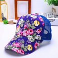 thumbnail image 3 of Zupora Summer Women Female Floral Hat Baseball Cap Mesh Cool Cap Leisure Sun Visor Sun Hat Snapback Cap, 3 of 3