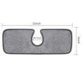 thumbnail image 2 of Fiber Cloth Kitchen Sink Bathroom Water Drying Pad Countertop Protector Splash Catcher Faucet Absorbent Mat GREY, 2 of 8