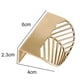 thumbnail image 4 of 4pcs Leaf Shape Cabinet Pulls Brass Gold Furniture Handles Kitchen Door Drawer Pull Knobs, 4 of 4