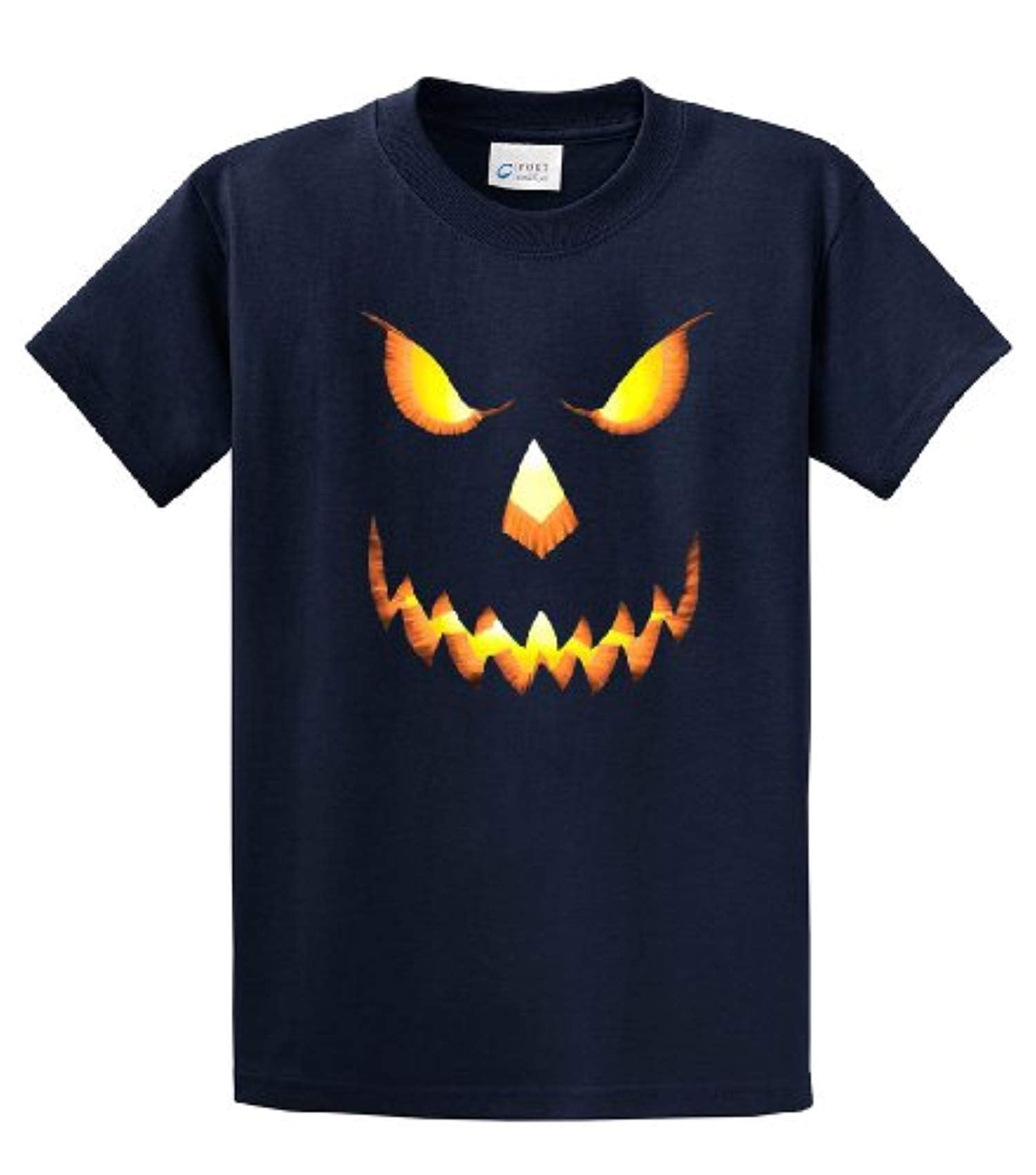 Halloween Scary Pumpkin Face Jack-o-lantern Trick-or-Treating Spooky Men's - Picture 85 of 156