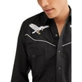 thumbnail image 3 of Men's Long Sleeve Flying Eagle Embroidery, 3 of 3