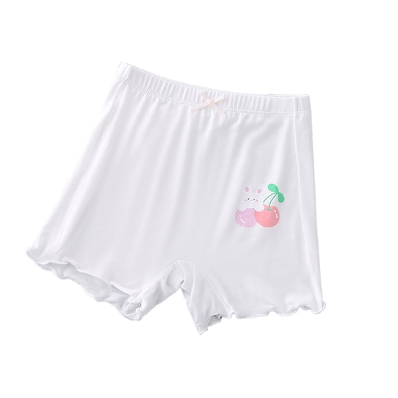 FLMEI Kids Toddler Girls Underwear Cotton Boxers Briefs Girls Printed Panties Shorts Pants Underpants for Teen 4-15 Years