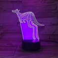 thumbnail image 1 of Kangaroo Colorful 3d Led Night Light Kids Bedroom Table Lamp, 1 of 2