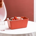 thumbnail image 3 of Cesta de Fruta de Doble Capa Ganfancp Caja de Caramelos de Plástico Cocina Salón Comer Semilla de Melón 1X Cesta de Drenaje, 3 of 7
