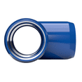 thumbnail image 4 of FORMUFIT PVC Fitting, Standard Tee , Furniture Grade, 1/2" Size, Blue, 10-Pack (F012TEE-BL-10), 4 of 7