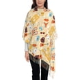 thumbnail image 3 of Sikiie Summer Travel Shawl Wraps Big Scarf Tassel Fall Winter Thick Scarf Warm Shawl Women Fall Gifts, 3 of 8