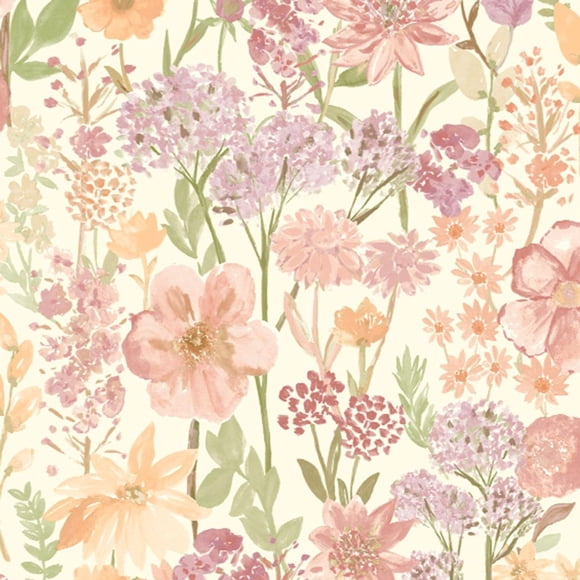 Grandeco Papier Peint Fleurs Sauvages