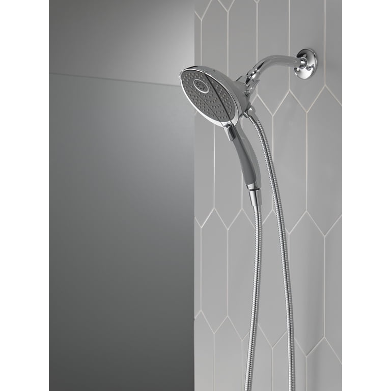 Delta 4-Spray Hand Shower and Shower Head Combo in Chrome 58467