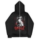 thumbnail image 1 of Sudaderas Y2K de chica oscura europea y americana para hombres y mujeres, sudaderas con capucha góticas para parejas, sudadera de Cremallera larga Harajuku, 1 of 5