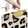 thumbnail image 3 of FMSHPON Modern Leopard Pattern Clipboard Hardboard Wood Nursing Clip Board and Pull for Standard A4 Letter 13x9 inches, 3 of 7
