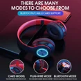thumbnail image 3 of Foldable Bluetooth Headsets  Wireless Headphones With Mic Stereo Earphone Support TF Card FM For Xiaomi Iphone Sumsamg Phone, 3 of 23