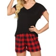 thumbnail image 4 of Ensembles de Vêtements de Nuit Homewear Deux Pièces à Manches Courtes pour Femmes, 4 of 6