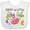 AA-White, variant on Inktastic Yaya's Little Jellybean Cute Easter Candy Boys or Girls Baby Bib