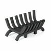 Titan Great Outdoors 24in Fireplace Grate, Heavy Duty 1.25in Thick Steel Rungs, Elevated Log Wood Chimney Grate, Burning Fireplace and Firepits