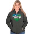 thumbnail image 3 of Nature Camping Hike Outdoor Adventure Zip Up Hoodie Men's Women's Brisco Brands S, 3 of 6