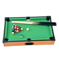 thumbnail image 3 of Mini mesa de billar, juego de bolas de billar, tacos portátiles fáciles de instalar, juguetes de piscina de madera para el escritorio interior del, 3 of 8