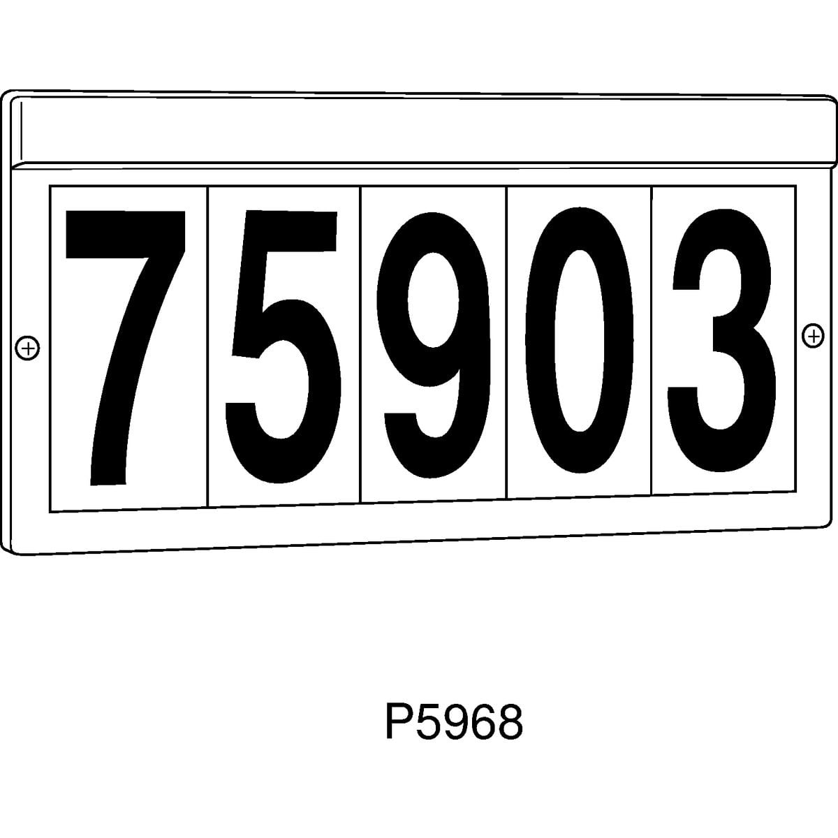 Two-Light Address Light