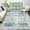 Blue, variant on FairOnly 10'x13' Green Vintage Area Rugs Living Room Rugs Washable Ultra-Thin Area Rugs for Home Office Family Room Boho Family Room Carpet