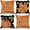 Black Orange, variant on Fall Decorative Throw Pillow Covers 16 x 16 Inch Set of 4, Hello Pumpkin Maple Leaves Fall Decor Outdoor Farmhouse Pillow Cases for Home Couch (Orange Color)