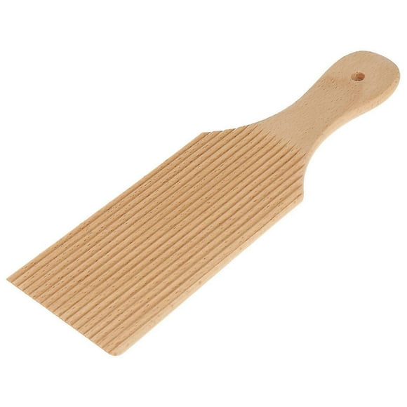 1pc Wood Pasta Board Household Gnocchi Board Noodles Butter Table (Log Color)