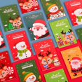 thumbnail image 3 of Paquete de 10 cuadernos pequeños, minicuaderno navideño, bloc de notas de lista de tareas de bolsillo, Papá Noel, 3 of 5
