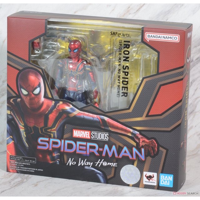 Bandai S.H.Figuarts SHF SpiderMan: lejos de Casa 4 trajes de batalla Iron Spider figuras de acción juguete colección de regalos Hobby Fivean unisex