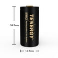 thumbnail image 2 of Tenergy 4 Pack Premium RCR123A Rechargeable Batteries Arlo Certified Li-ion 3.7V 750mAh, 2 of 7