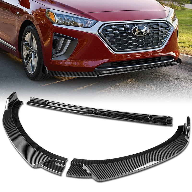 Carbon Look Front Bumper Splitter Lip For Tesla Model S (2016-2020) – STP-Style 2 thumbnail image