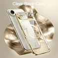 thumbnail image 3 of JETech Magnetic Case for iPhone 17 Air, Full Camera Lens Protection, Compatible with MagSafe, Soft Electroplated TPU Frame with Hard Clear PC Back, Shockproof Phone Cover, 6.5-Inch Display (Gold), 3 of 5