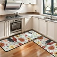 thumbnail image 3 of Kitchen Rugs Sets Of 2,Light Blue Chicken Flower Pattern Anti Fatigue Kitchen Mat Rugs Non Slip Washable,Decorative Kitchen Floor Mats for Kitchen,Sink,Laundry,17"x47"+17"x47", 3 of 5
