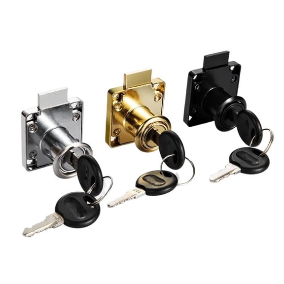 Drawer Locks With 2 Keys Furniture Hardware Door Cabinet Drawer Lock For Office Desk