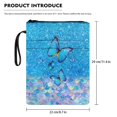 thumbnail image 6 of HELLHERO Paperback Book Cover for Men, 8.66 x 11.42 Book Organzier Holder with Zipper, Hardcover Notebook Journal Textbooks Paperbacks Butterfly for Reader, 6 of 6