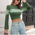 thumbnail image 1 of Puntoco Suéter Moda Mujer Casual Cuello Redondo Manga Acampanada Suéter Corto Navidad Liquidación Puntoco Puntoco-2571, 1 of 6