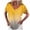 Yellow, variant on Womens Work Shirts Tops Casual V-Neck Fading Color Short Sleeve Plus Size Women Tees Blouses Yellow L