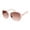 Rose Gold, variant on Southpole Women's 1027SP Vented Metal UV400 Protective Round Fashion Sunglasses, 65mm