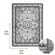 thumbnail image 4 of Sonoro Kate Alfombras 4x6 para Salón Recámara, Alfombra Interior Boho Antideslizante Lavable a Máquina, Gris, 4 of 8