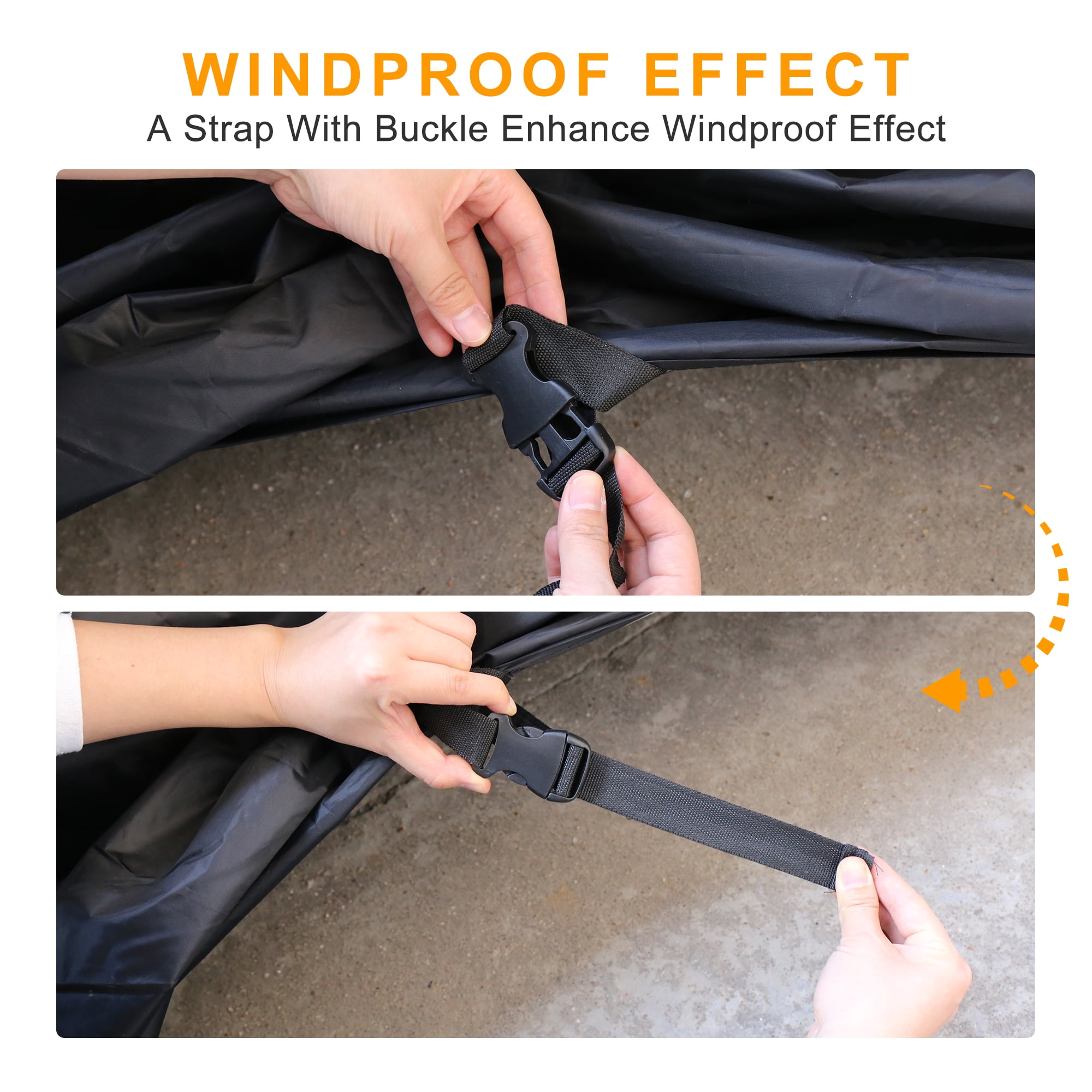 XL Size Quad ATV Cover Waterproof Rain Snow Sun Resistant Black