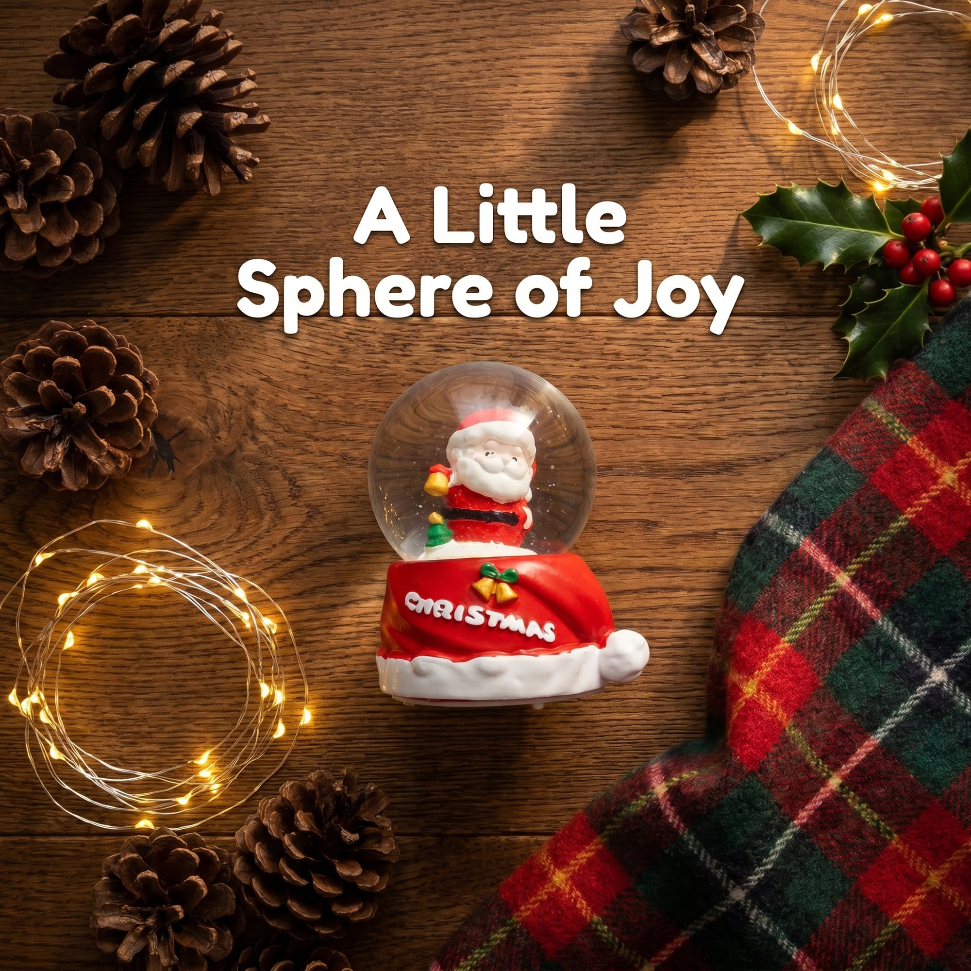 Unique Bargains Crystal Ball Shatterproof LED Glitter Snow Globe Red D 2.6" x 2.6" x 3.7"
