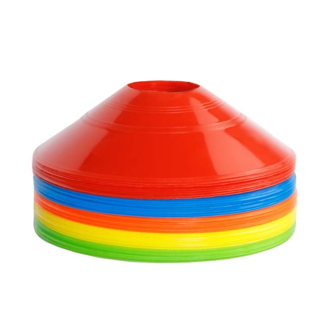 Advancent Paquete de 25 conos de marcación de fútbol de disco de fútbol fuera de entrenamiento de béisbol Deportes y aire libre
