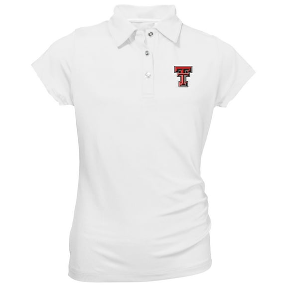 Youth Garb White Texas Tech Red Raiders Brighton Polo