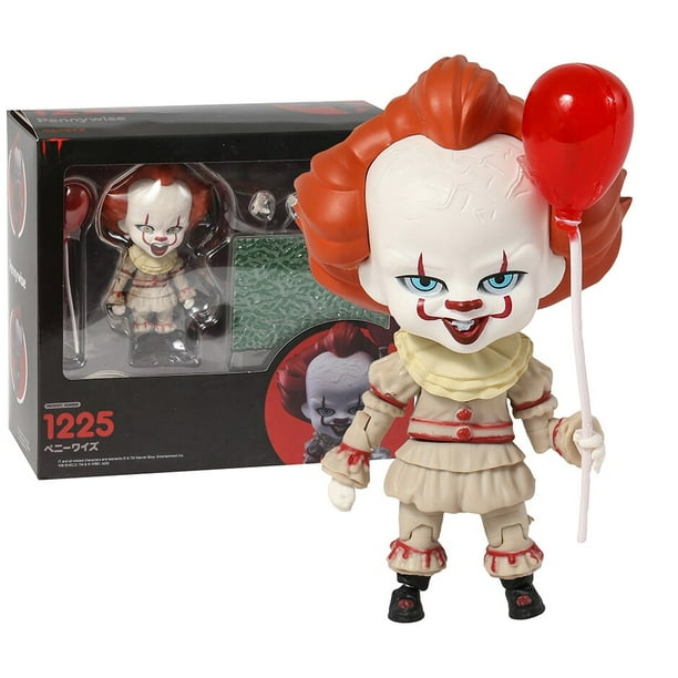 1225 Pennywise Joker PVC figura de acción juguete de modelos coleccionables muñeca de escritorio Gao Jinjia LED