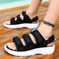 thumbnail image 1 of Sandalias de playa para hombre Suela gruesa Soporte para arco Sandalias de verano Zapatillas (Blanco 41), 1 of 7