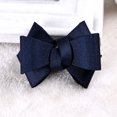 thumbnail image 3 of Juego De 2 Adornos Para Zapatos De Tacón Alto Con Forma De Mariposa Y Lazo De Cinta, Color Azul Oscuro Sunnimix Encantos de zapatos de Bowknot, 3 of 8
