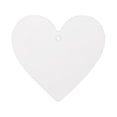 thumbnail image 1 of Xingzhi Plastic Keychain Portable DIY Pre-drilled Reusable Transparent Art Design Crafts Making Protection Film Painting Key Chain Heart 7x6.5cm 3mm, 1 of 5