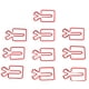 thumbnail image 5 of Clips de papel con forma clips de papel ligeros portátiles para la escuela ANGGREK Otros, 5 of 8