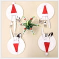 thumbnail image 3 of Billuyoard 10 piezas de muñecos de dulces de Navidad, sombreros, botellas, cucharas, vajilla, soporte, tapas, adornos de de Navidad, suministros Kits de decoración para fiestas Billuyoard HA009461-00, 3 of 6