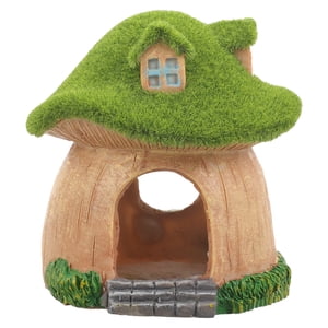 Milisten Aquarium Fish Hideout Resin Fish Tank Ornement Champignon Maison Fish Shelter Aquarium Décoration