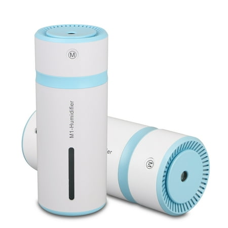 - Air Humidifiers Purifier, Cool Mist Purify Air Freshener for Cars Office Desk Bedroom Home Babies Kids, 230ML Mini Cup Humidifier with LED Night and Quiet Operation
